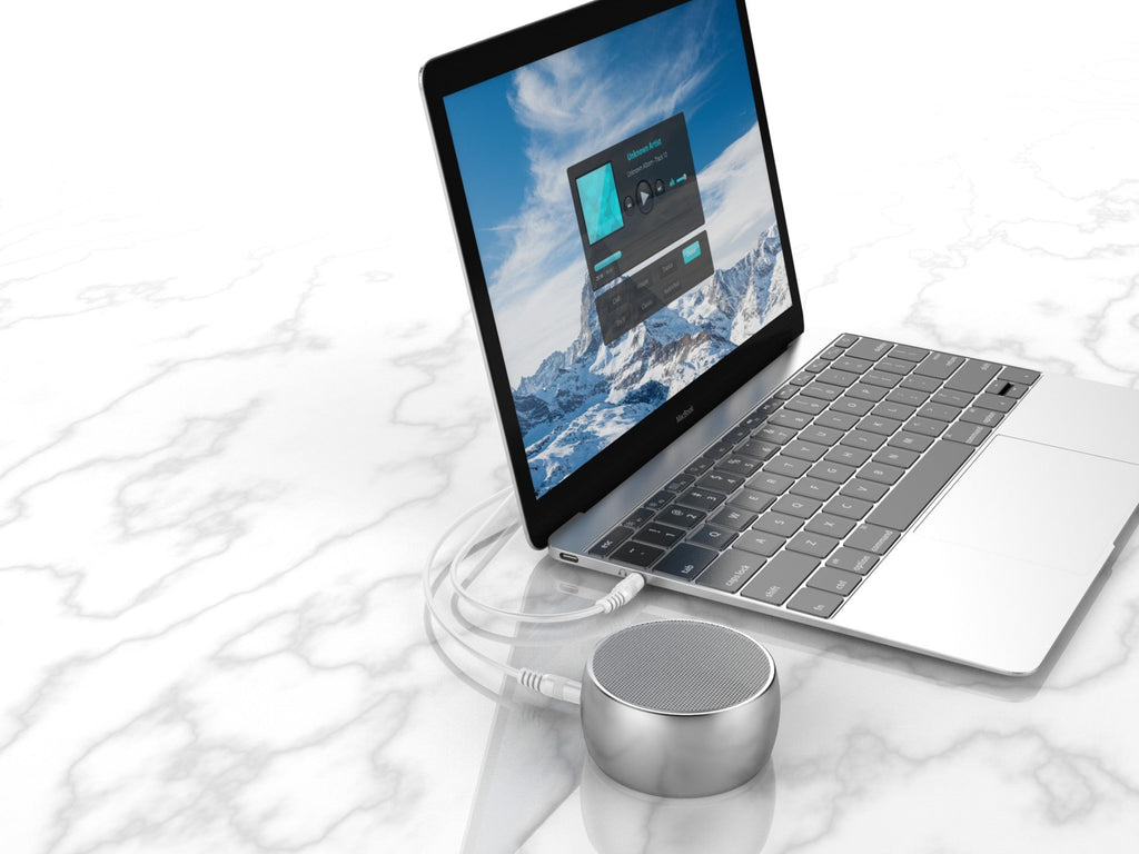 Techancy Cabo De Áudio De 3,5 Mm Branco  TL7274, 1 Metro, Para Colunas, Computadores, Automóveis, Auscultadores E Dvds, Etc.