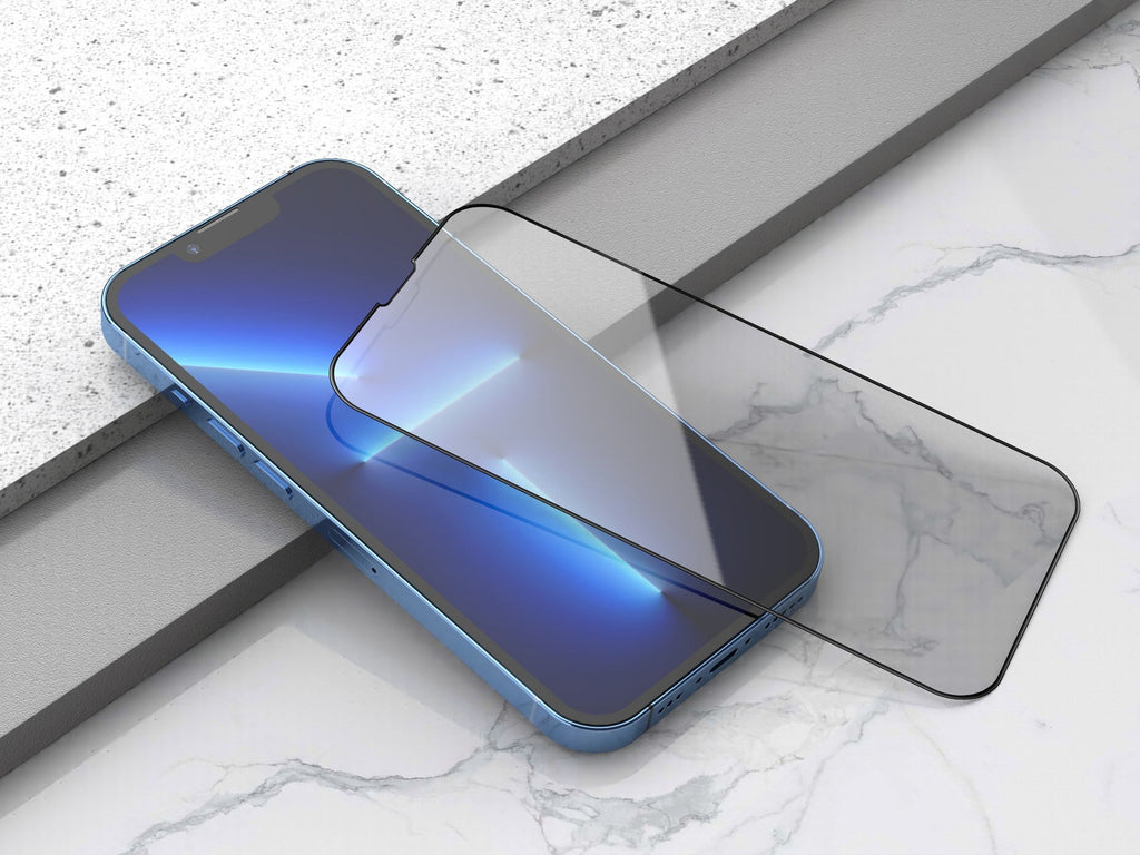 Protetor de ecrã premium para smartphone Techancy, KU1500, vidro temperado de 0,33 mm, compatível com iPhone 12 Pro Max